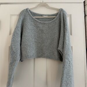 Kimchi Blue Light Gray Women's Sweater